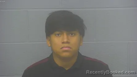 Mugshot of Llenser Eduver Elias Gomez booked in Greene County, Missouri on October 1, 2026