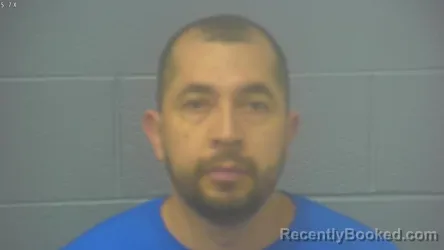 Mugshot of Leonardo Fabio Gomez Almario booked in Greene County, Missouri on August 7, 2026
