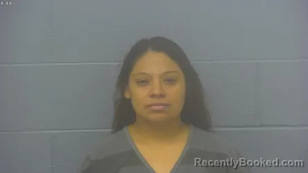 Mugshot of Luvia Lopez Camacho booked in Greene County, Missouri on August 4, 2026