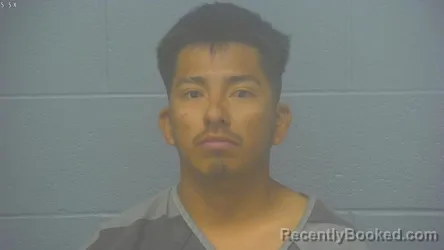 Mugshot of Luis Alejandro Ruiz-Ramirez booked in Greene County, Missouri on August 14, 2026