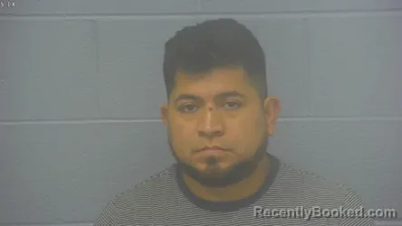 Mugshot of Luis Romero-Fuentes booked in Greene County, Missouri on August 10, 2026