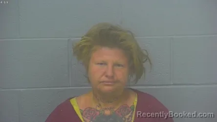 Mugshot of Lacie Dawn Reed booked in Greene County, Missouri on October 13, 2026