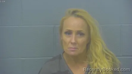 Mugshot of Leesa Marie Riley booked in Greene County, Missouri on October 10, 2026