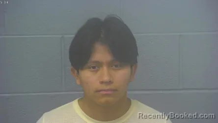 Mugshot of MARVIN RAUL CAAL CU booked in Greene County, Missouri on March 27, 2026