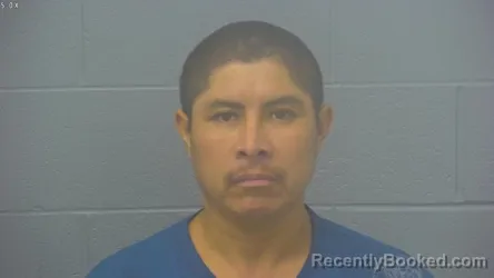 Mugshot of Miguel Camacho-Infante booked in Greene County, Missouri on August 25, 2026