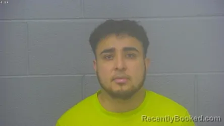 Mugshot of MARCO JOHAN DIAZ-REYES booked in Greene County, Missouri on April 2, 2026