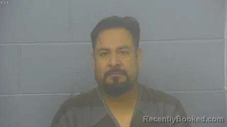 Mugshot of Marcos Flores Vicente booked in Greene County, Missouri on October 6, 2026