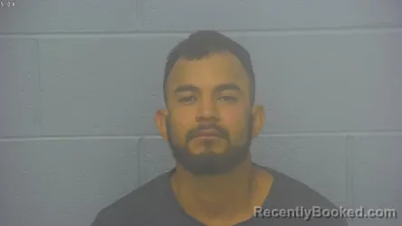 Mugshot of Mauro Oswaldo Garay-Rodriguez booked in Greene County, Missouri on September 6, 2026