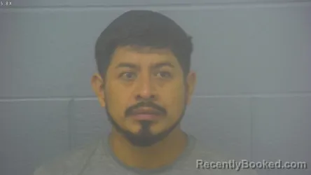 Mugshot of MATEO GARCIA SANTES booked in Greene County, Missouri on July 30, 2026
