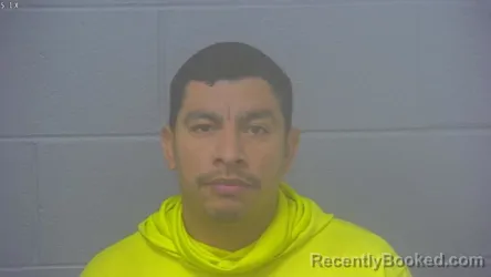 Mugshot of Melvin Teodoro Hernandez booked in Greene County, Missouri on August 14, 2026