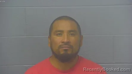 Mugshot of Marcos Lopez-Hernandez booked in Greene County, Missouri on October 13, 2026