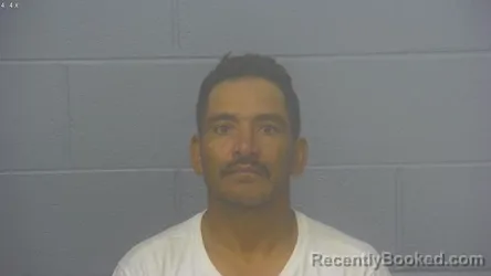 Mugshot of Mario Roberto Mejia-Valledares booked in Greene County, Missouri on July 27, 2026