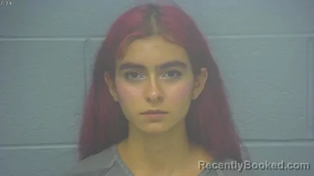 Mugshot of Maria Camila Pedraza Londono booked in Greene County, Missouri on August 11, 2026