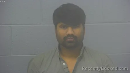 Mugshot of MAYANKKUMAR PATEL booked in Greene County, Missouri on April 24, 2026
