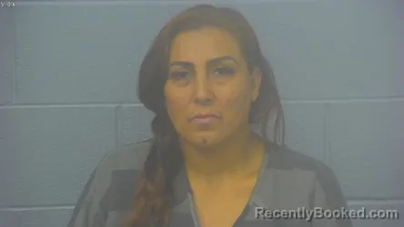 Mugshot of Manuela Perea Gonzalez booked in Greene County, Missouri on September 25, 2026