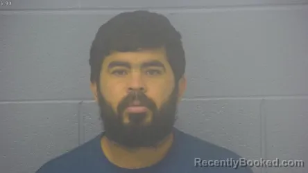 Mugshot of Miguel Arcangel Riera-Mendoza booked in Greene County, Missouri on October 2, 2026