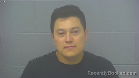 Mugshot of MIGUEL ANGEL REYES-MENDOZA booked in Greene County, Missouri on May 9, 2026