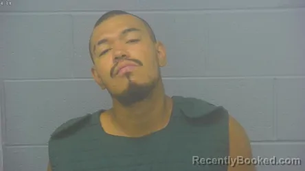 Mugshot of Miguel Abraham Simmons booked in Greene County, Missouri on September 23, 2026