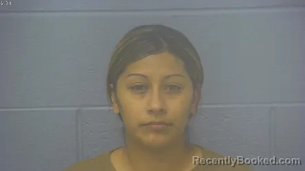 Mugshot of MAGALI SUAZO RUSSEL booked in Greene County, Missouri on June 8, 2026