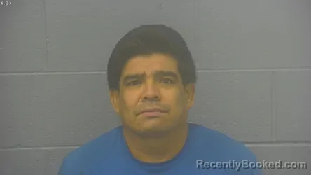 Mugshot of Miguel Serroza-Cuevas booked in Greene County, Missouri on August 21, 2026