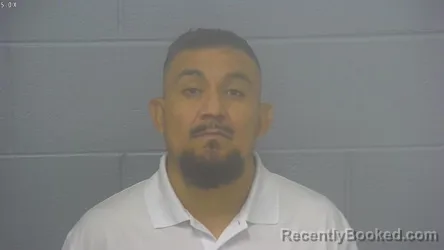 Mugshot of Moises Isaac Salazar-Camacho booked in Greene County, Missouri on July 28, 2026