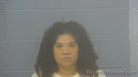 Mugshot of MARGGI YRANE SAENZ-MESIAS booked in Greene County, Missouri on May 13, 2026