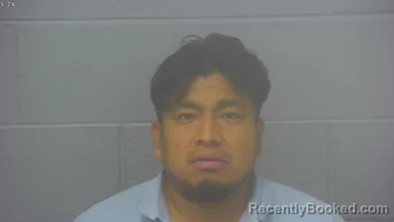 Mugshot of Noe Noe Molina-Vicente booked in Greene County, Missouri on September 10, 2026