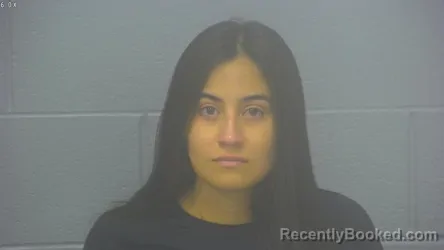 Mugshot of Natalia Reyes-Samaca booked in Greene County, Missouri on September 18, 2026