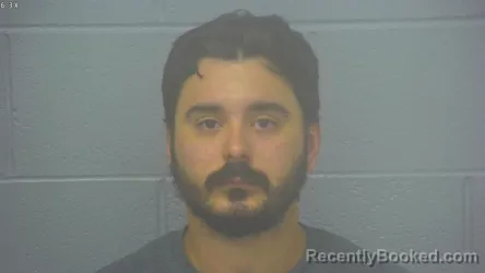 Mugshot of Nathan Thomas Richardson booked in Greene County, Missouri on September 29, 2026