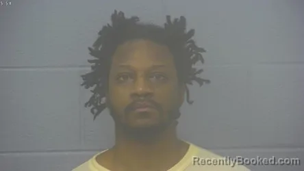 Mugshot of Orlondo Johnson booked in Greene County, Missouri on July 28, 2026