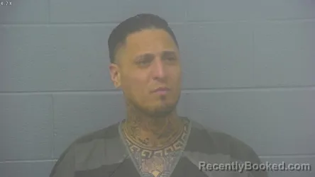 Mugshot of Oswaldo Ordonez booked in Greene County, Missouri on October 8, 2026