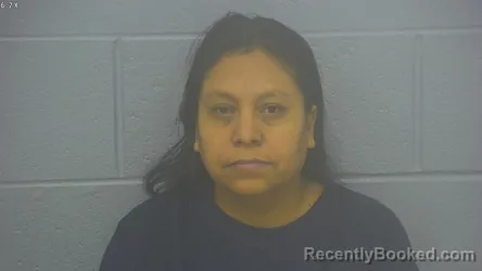 Mugshot of OLGA LETICIA SANTOS-GONZALEZ booked in Greene County, Missouri on March 27, 2026