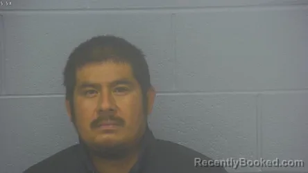 Mugshot of Pedro Ramirez-Vicente booked in Greene County, Missouri on August 8, 2026