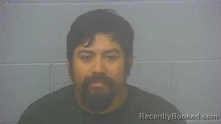 Mugshot of Pedro Recinos-Recinos booked in Greene County, Missouri on August 8, 2026