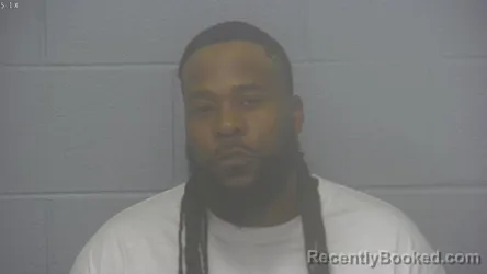 Mugshot of Questin Chenol Patterson booked in Greene County, Missouri on August 14, 2026