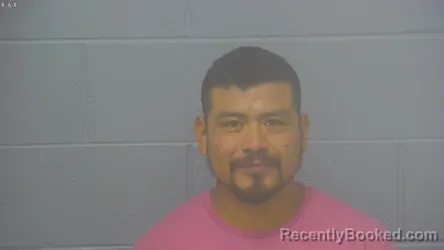 Mugshot of Raul Ignacio Alarzon-Corona booked in Greene County, Missouri on August 23, 2026