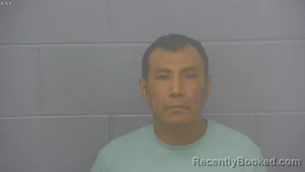 Mugshot of Ruben Hernandez Hernandez booked in Greene County, Missouri on October 13, 2026