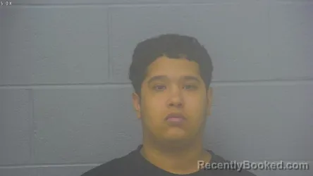 Mugshot of Rickler Naguanagua Torres booked in Greene County, Missouri on August 23, 2026