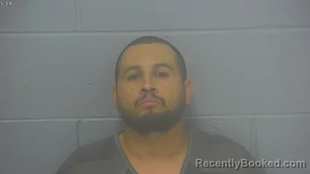Mugshot of Rafael Orellana-Alvarez booked in Greene County, Missouri on October 18, 2026