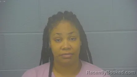 Mugshot of Rushell Latoya Reid booked in Greene County, Missouri on August 13, 2026