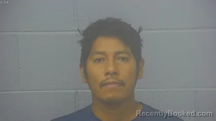 Mugshot of Salvador Martinez-Martinez booked in Greene County, Missouri on August 8, 2026