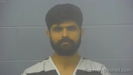 Mugshot of Sachin Patel booked in Greene County, Missouri on August 1, 2026