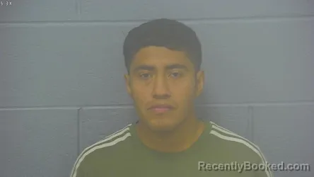 Mugshot of Suriel Perez Velazquez booked in Greene County, Missouri on September 29, 2026
