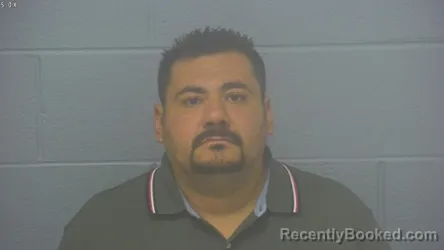 Mugshot of Sender Estuardo Perez Morales booked in Greene County, Missouri on August 2, 2026