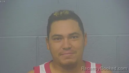 Mugshot of Saulo Esau Ventura Machado booked in Greene County, Missouri on August 20, 2026