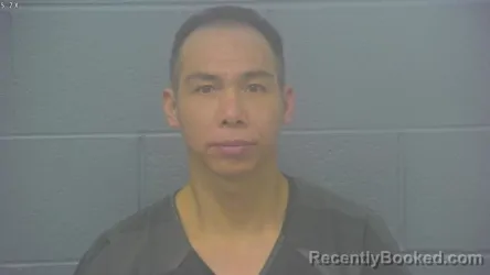 Mugshot of Shuhang Wu booked in Greene County, Missouri on October 15, 2026