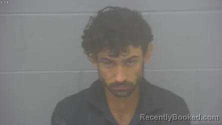 Mugshot of Trentin William Dicks booked in Greene County, Missouri on August 17, 2026