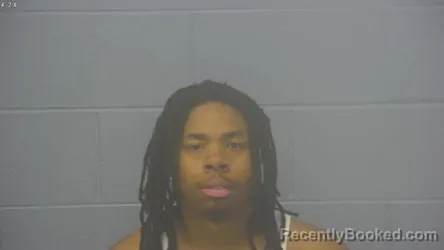 Mugshot of Torion Antonio Franklin booked in Greene County, Missouri on September 13, 2026