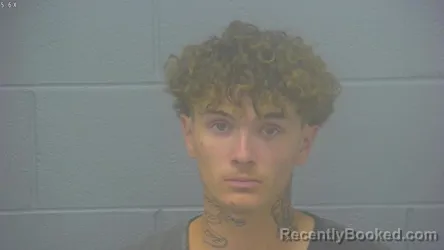 Mugshot of Tristen David Moore booked in Greene County, Missouri on October 13, 2026