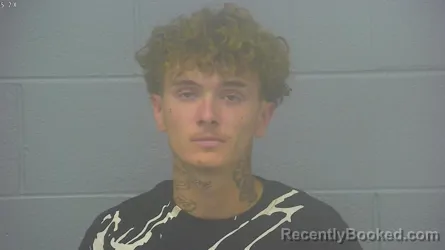 Mugshot of Tristen David Moore booked in Greene County, Missouri on October 14, 2026